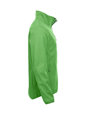 Basic Softshell Jas groen BORDUREN