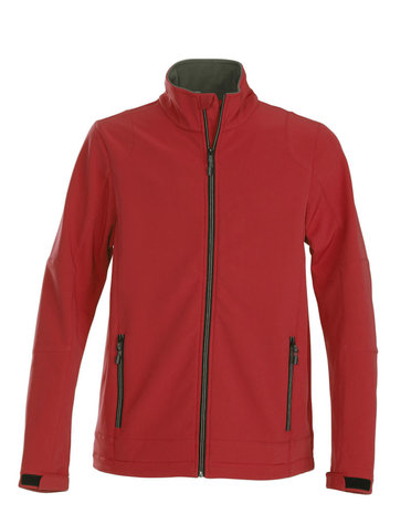 Trial softshell jas rood LogoBorduurstudio Ede