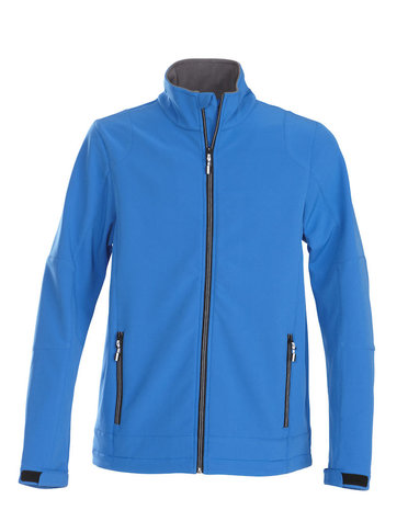 Trials softshell jas oceaan blauw