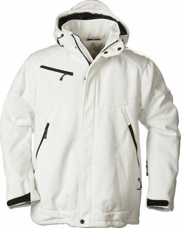 Skeleton witte softshell jas 