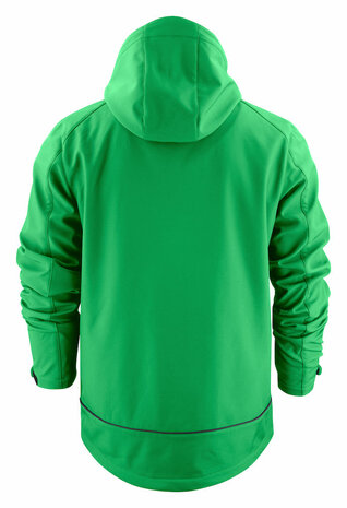 Karting Softshell Jas fris groen BORDUREN