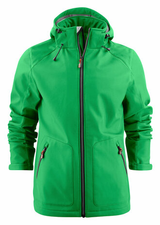 Karting groene softshell jas 