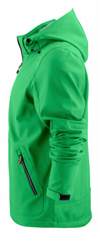 Karting Softshell Jas fris groen BORDUREN