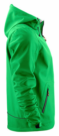 Karting Softshell Jas fris groen BORDUREN