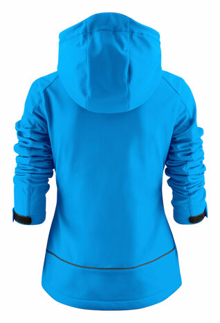 Karting Softshell Jas oceaan blauw dames BORDUREN