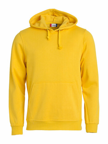 CLIQUE 021031 Basic Hoodie BEDRUKKEN lemon