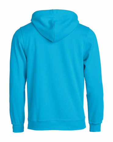 CLIQUE 021031 Basic Hoodie BEDRUKKEN TURQUOISE