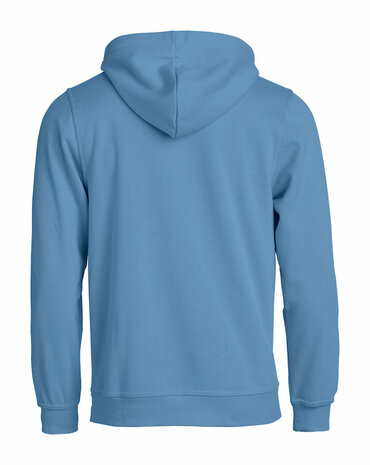 CLIQUE 021031 Basic Hoodie BEDRUKKEN LICHT BLAUW