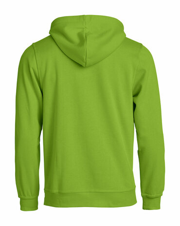 CLIQUE 021031 Basic Hoodie BEDRUKKEN LICHT GROEN