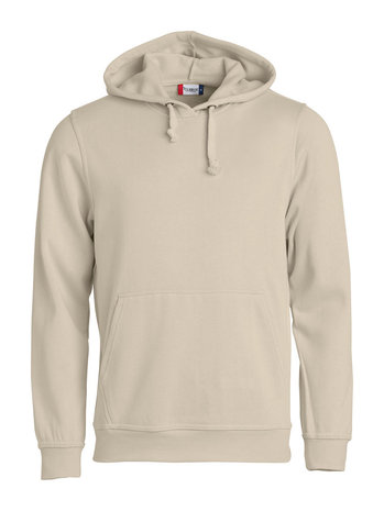 CLIQUE 021031 Basic Hoodie BEDRUKKEN LICHT KHAKI