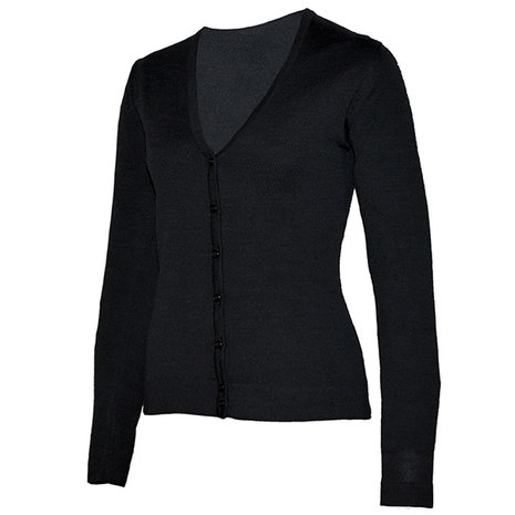 Capraro 29340 Dames vest met knoopjes zwart melee